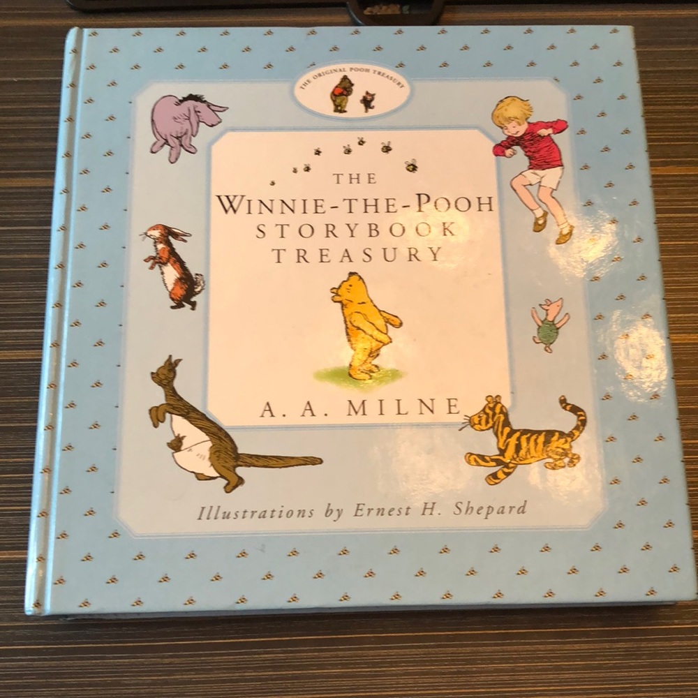 The Winnie-The-Pooh Storybook Treasury Hardcover Book.